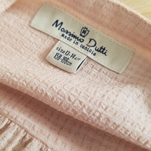Massimo Dutti Blush pink Blouse size 13/14 - Picture 2 of 6